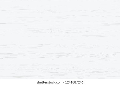 White wood plank texture for background. Vector illustration.