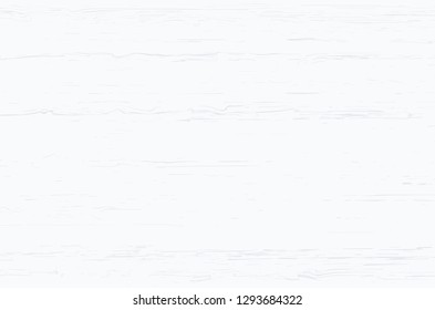 White wood plank texture for background. Vector illustration.