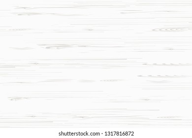 White wood plank texture for background. Vector illustration.