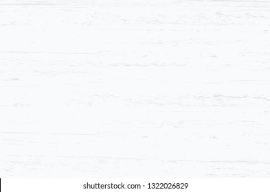 White wood plank texture for background. Vector illustration.