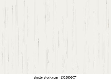 White wood plank texture for background. Vector illustration.