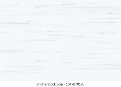 White wood plank texture for background. Vector illustration.