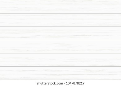 Texture blanche en planche de bois pour fond. Illustration vectorielle.