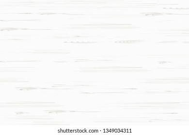 White wood plank texture for background. Vector illustration.