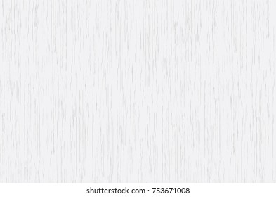 White wood plank texture for background. Vector illustration.