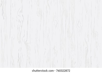 White wood plank texture for background. Vector illustration.