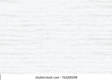White wood plank texture for background. Vector illustration.