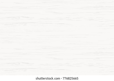 White wood plank texture for background. Vector illustration.