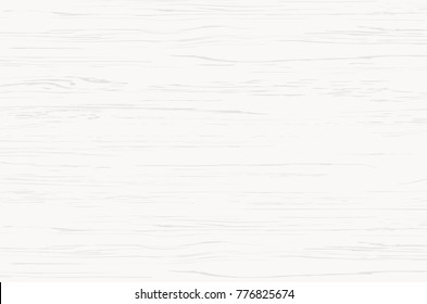 White wood plank texture for background. Vector illustration.