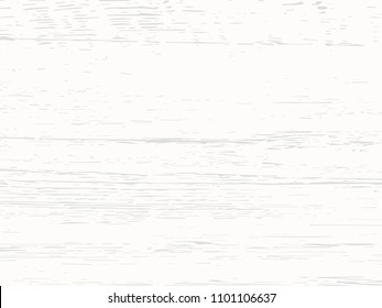 White wood plank texture vector background.