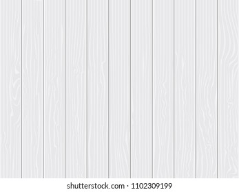 White wood plank texture vector background
