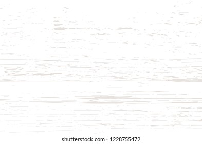 White wood plank texture vector background.