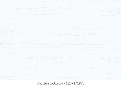 White wood plank texture vector background.