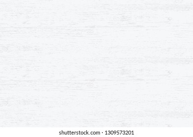 White wood plank texture vector background.