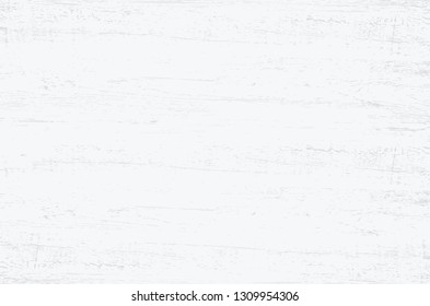 White wood plank texture vector background.