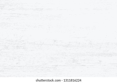 White wood plank texture vector background.