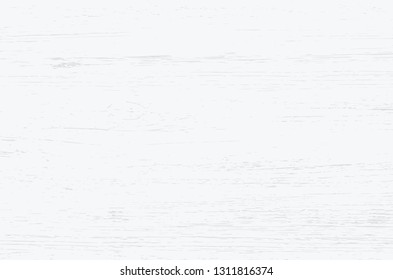 White wood plank texture vector background.