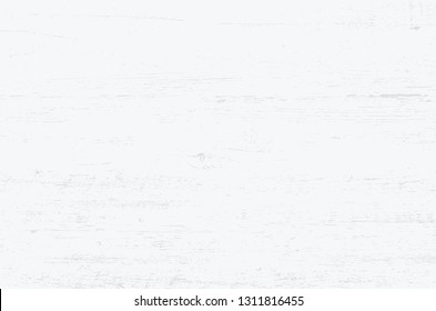 White wood plank texture vector background.