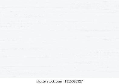 White wood plank texture vector background.