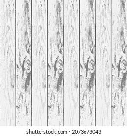 White wood plank texture vector background. Wood texture old. Natural White Wooden Background for your web site design, logo, app, UI.  Stock vector. EPS10.