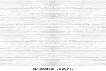 White wood plank texture vector background, White , Black wooden table top view.