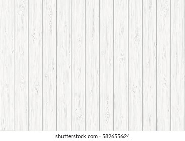 White wood plank texture vector background