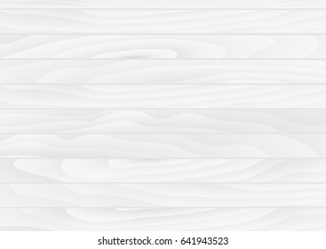 White wood plank texture vector background