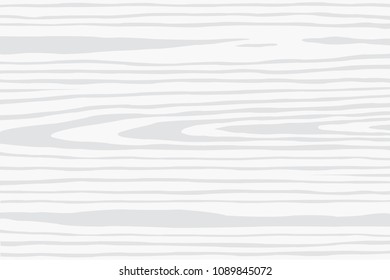 White wood plank texture. Wooden background. Vector illustration.