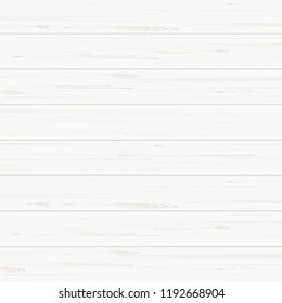 White wood texture for background. Vector illustration.
