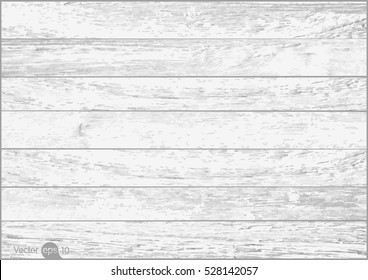 White wood texture, vector 