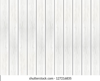 White wooden background - vector illustration