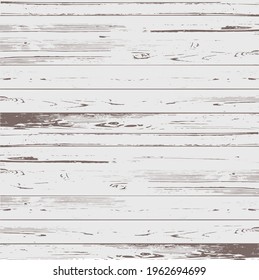 White wooden background. Vector illustration