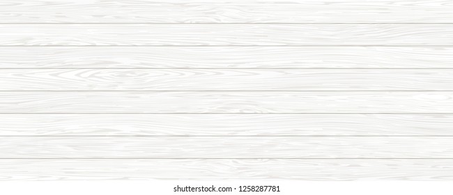 White wooden floor. Vector illustrations