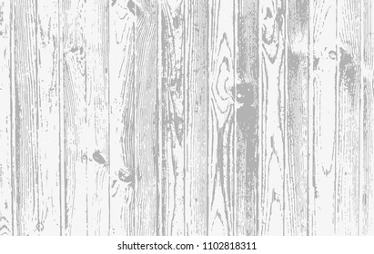 White wooden planks, table, floor surface. Cutting chopping board. Wood texture. Vector illustration