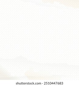 White woodfree uncoated paper rough textured pattern on square background have watercolors stained vector illustration. Blank white bond paper background.