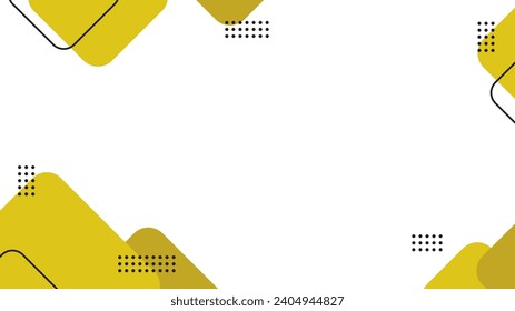 abstrakte weiß-gelbe Geometrie Unternehmenshintergrund geeignet für Präsentation und geschäftliche Beziehungen