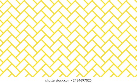 Ladrillo blanco y amarillo de la pared o fondo del piso	