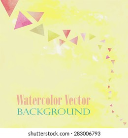 white yellow brown red triangle geometric seamless vintage style for corporate advertising on summer season collection