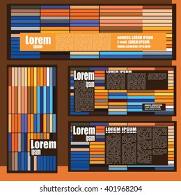 white yellow and brown vector Booklet