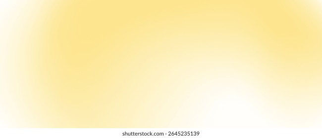 Fondo de pantalla de fondo degradado blanco y amarillo para pantallas de escritorio. arte abstracto fondo borroso para presentación. ilustración digital luz de destello