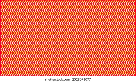 White, yellow grediant zig zag lines pattern on red background for banner, brochure, template, logo, and other works. It is customizable file.