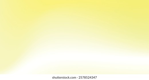 White yellow pastel gradient abstract with website banner background. Blurred color gradient ombre blur unfocused abstract modern simple
