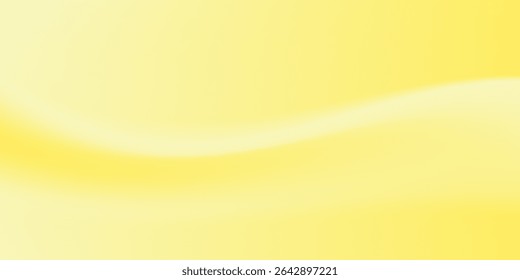 Fondo abstracto de gradiente pastel amarillo blanco con fondo de Anuncio de Sitio web. Gradiente de color borroso, ombre, desenfoque. Desenfocado, ilustración de Vector