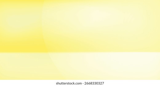 Fondo abstracto de gradiente pastel amarillo blanco con fondo de Anuncio de Sitio web. Gradiente de color borroso, moderno