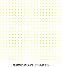 White and yellow Polka Dot seamless pattern. Vector background.