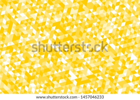 white and yellow triangles pattern. abstract geometric mosaic. beautiful polygonal ornament. simle vector background easy to edit and use. eps 10