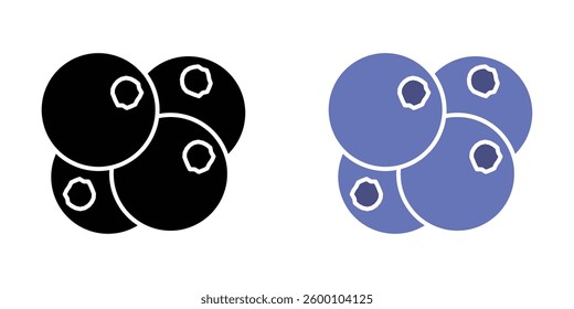 whiteberries web vector icons set