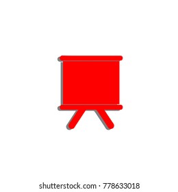 Whiteboard. 3D icon
