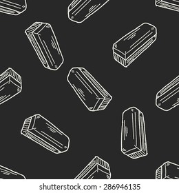 whiteboard eraser doodle seamless pattern background