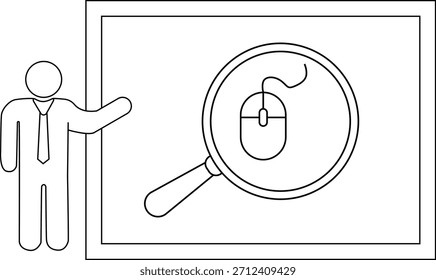 A whiteboard features presenter